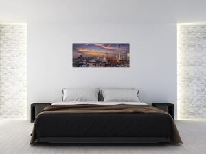 Tablou - Apus de soare în Berlin (120x50 cm)