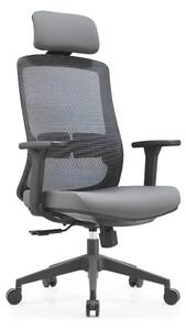 Scaun de birou ergonomic ErgoAir cu suport lombar și tetiera reglabila - dimensiuni 1180–1290*635*515 mm