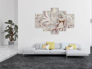 Tablou - Zeița motiv floral (150x105 cm)