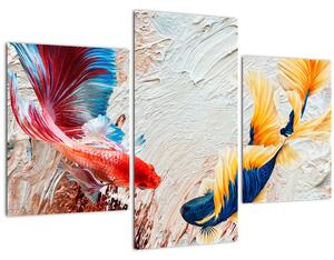 Tablou - Pești războinci (90x60 cm)