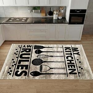 Covor bucatarie antiderapant, 120x180 cm, My Kitchen Rules