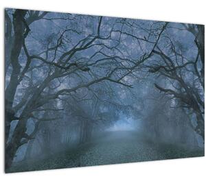 Tablou - Pădurea în ceață (90x60 cm)