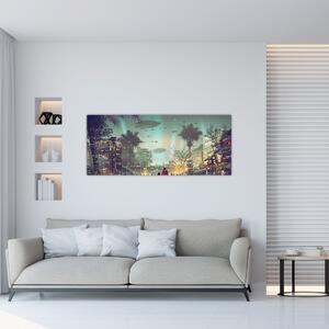 Tablou - Oraș în viitor (120x50 cm)