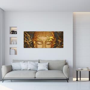 Tablou - Buddha de aur (120x50 cm)