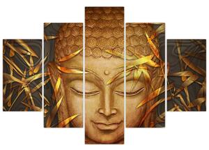 Tablou - Buddha de aur (150x105 cm)