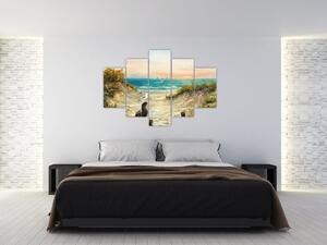 Tablou - Plaja cu nisip (150x105 cm)