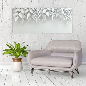 Tablou - Frunze de plasitic (120x50 cm)