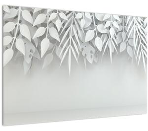 Tablou - Frunze de plasitic (90x60 cm)