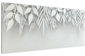 Tablou - Frunze de plasitic (120x50 cm)
