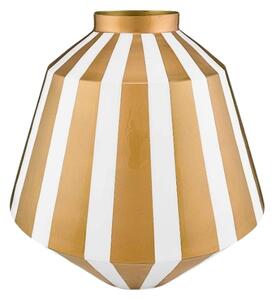 Vaza decorativă, din metal, Pip Studio, White-Gold, 35 cm, colecția Royal Dot Delight