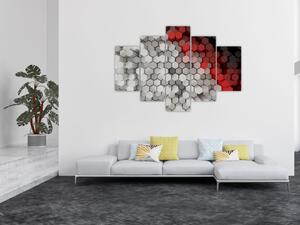 Tablou - 3D hexagoane (150x105 cm)