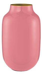 Vaza decorativă, din metal, Pip Studio, Pink, 30 cm, colecția La Majorelle