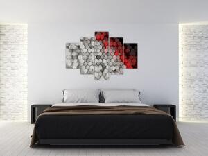Tablou - 3D hexagoane (150x105 cm)