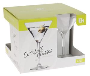 Set 4 pahare, cu picior, pentru Cocktail, 260 ml, Excellent Houseware