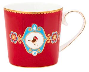 Cană porțelan, Pip Studio, Red, 150 ml, colecția Love Birds