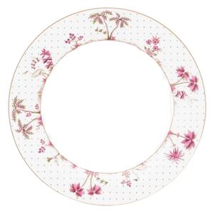 Farfurie din porțelan, Breakfast, Pip Studio, Dots Gold Pink, 21 cm, colecția Jolie