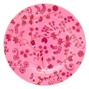 Farfurie din porțelan, Pip Studio, Flowers Pink, 17 cm, colecția Jolie