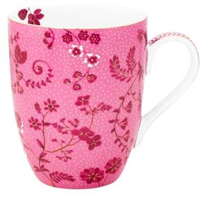 Cană din porțelan, colecția Jolie, Flowers Pink, 350 ml, Pip Studio