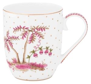 Cană din porțelan, colecția Jolie, Dots Gold Pink, 145 ml, Pip Studio