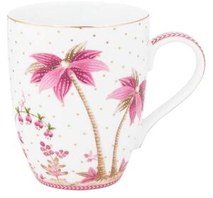 Cană din porțelan, colecția Jolie, Dots Gold Pink, 350 ml, Pip Studio