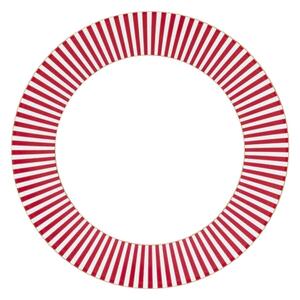 Farfurie din porțelan, Pip Studio, Pink, 17 cm, colecția Royal Stripes