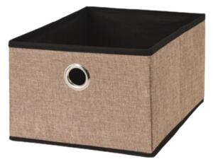 Cutie depozitare, deschisă, culoarea maro, 32x25x8 cm, Storage Solutions
