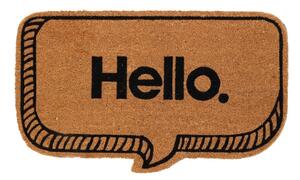 Covor Intrare din Fibră de Cocos – 75x41 cm – Mesaj „Hello.”