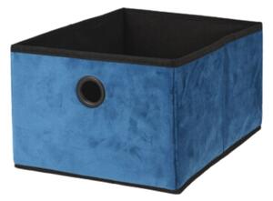 Cutie depozitare, deschisă, culoarea albastru, 32x25x8 cm, Storage Solutions