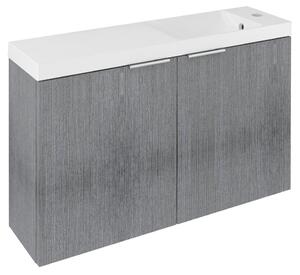 Sapho Sapho, Dulap lavoar LATUS X 78.8x50x22cm, stejar argintiu, LT110-SET03