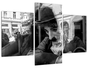 Tablou - Charles Chaplin la Praga (90x60 cm)