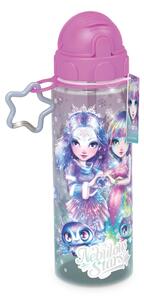 Sticlă de apă cu agățătoare stea, personaj Iceana&Isadora, 500 ml, Nebulous Star