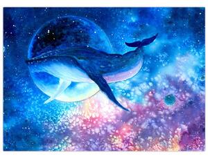Tablou - Balena spațială (70x50 cm)