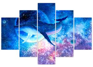 Tablou - Balena spațială (150x105 cm)