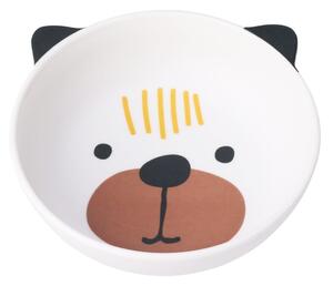Bol pentru copii Excellent Houseware, 100% melamină, diametru 15 cm, finisaj mat, ursuleț