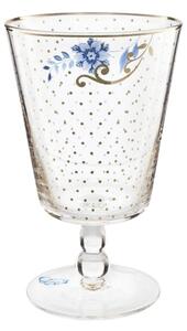 Pahar cu picior, Pip Studio, 360ml, Golden Dots, colecția Royal White