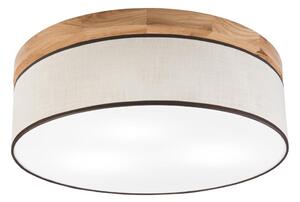 Plafonieră Brilagi BELLADONNA 3xE27/15W/230V d. 50 cm crem/stejar