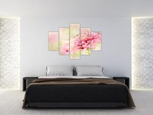 Tablou - Floare roz, aquarel (150x105 cm)