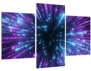 Tablou - Spațiu neon (90x60 cm)