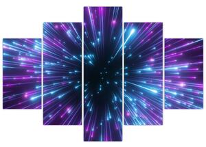 Tablou - Spațiu neon (150x105 cm)