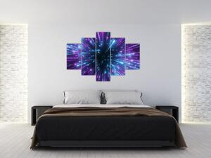 Tablou - Spațiu neon (150x105 cm)