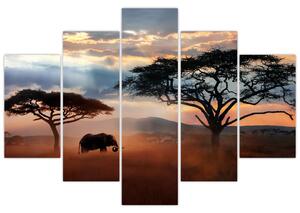 Tablou - Parcul Național Serengeti, Tanzania, Africa (150x105 cm)
