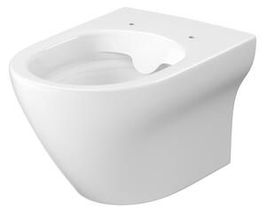 Vas wc suspendat rimless Cersanit Larga, oval, alb Ovala