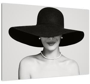 Tablou - Femeia cu pălărie (70x50 cm)
