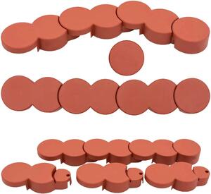 Arc de grădină palisadă 12pcs - 200 cm TERRACOTTA