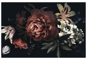 Tablou - Flori întunecate (90x60 cm)