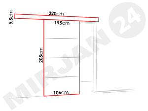 Uși culisante Meralia Plus 100 (Alb). 1053920