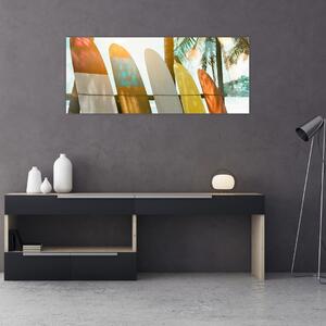 Tablou - Plăci de surf (120x50 cm)