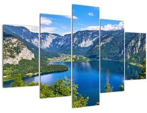 Tablou - Lacul Hallstatt, Hallstatt, Austria (150x105 cm)