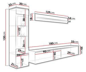 Mobilier living Selwyn I (wotan) (iluminat LED Alb). 1054036