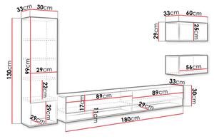 Mobilier living Wilandra (wotan) (fără iluminat). 1054040